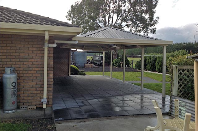 SOL Home Improvements Attached Hip Roof Colorbond Steel Carports