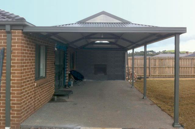 Colorbond Steel Dutch Gable Carport